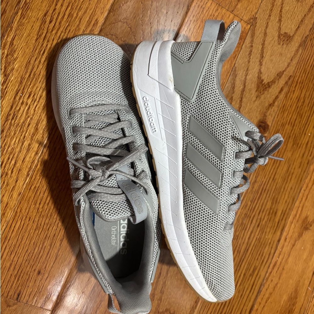 Adidas Women’s Gray Mesh Sneakers